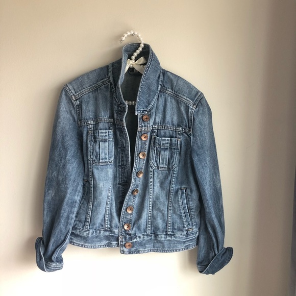 Express Jackets & Blazers - Express medium wash denim jacket